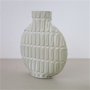 Vaza metalna Jip 28x8xh31cm prljavo bijela