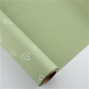 Charm folija Srca manja rola 58cm/15m - zelena