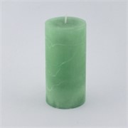 Svijeća frost 6,8xh14cm - saga zelena