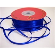 Traka saten 3mm/100m standard cobalt plava 329