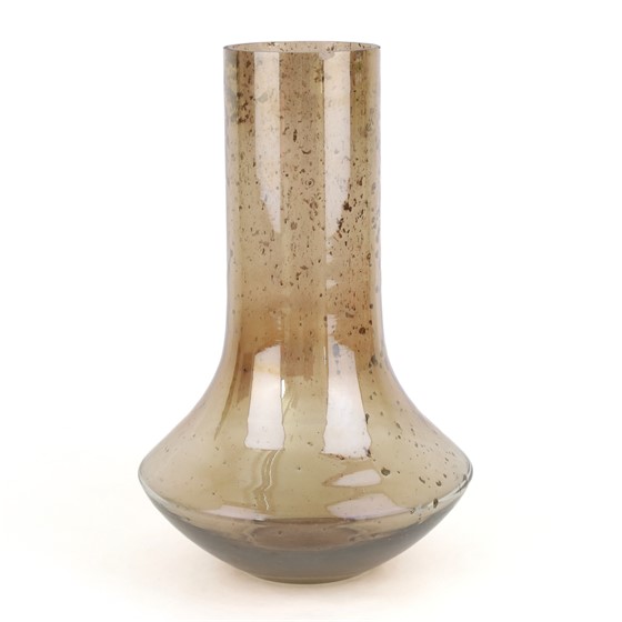 Staklo vaza h41cm d24cm sjaj smeđa