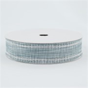 Traka Etno 25mm/16,5m nile plavo siva