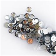 Kristali okrugli srebrni 14mm 60g