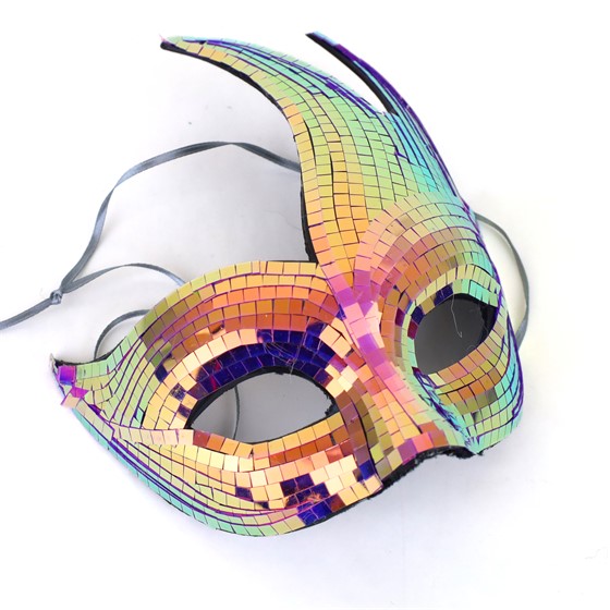 Maska 16x7xh20cm iris multicolor