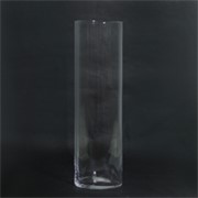 Staklo vaza cilindar h49d15cm