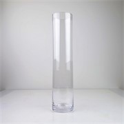 Staklo vaza cilindar h45cm d10cm