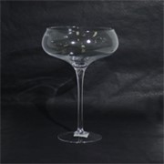 Staklo zdjela na nogu h40d29cm