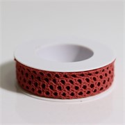 Traka 2184 macrame 28mm/4m coral 98