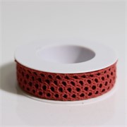 Traka 2184 macrame 28mm/4m coral 98