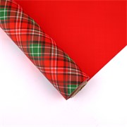 Rola kartopak Aberdeen tartan 1x25m crvena/zelena