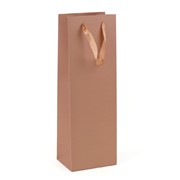 Vrećica 12x9cm h36cm 210g za bocu puder roza
