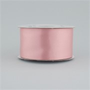 Traka saten 50mm/25m premium pastel roza 158