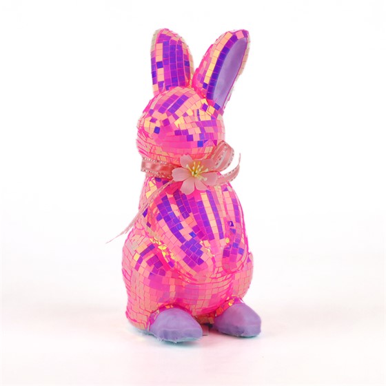 Zec dekorativni 9x12xh23cm roza