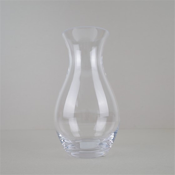 Staklo vaza h25,5cm d14cm o10cm šlif