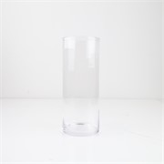 Staklo vaza cilindar h25,5d10cm