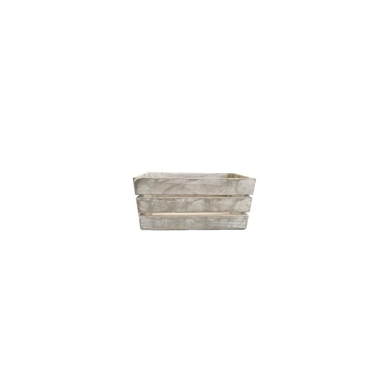 Drvena kištra 55x35/h31cm siva