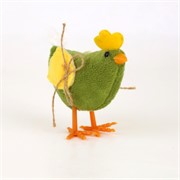 Kokot 12x4xh11cm zelena/žuta