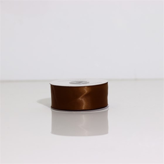 Traka saten 38mm/25m premium milk chocolate 871