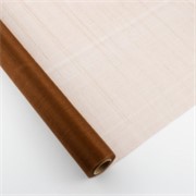 Organdi rola lux efekt 48cmx10m - lješnjak smeđa