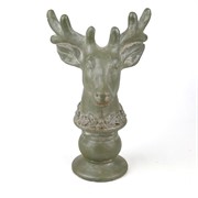 Jelen bista cement h32cm 20,5x17cm siva