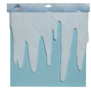 Sige od vate 200xh32cm bijela