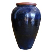 Keramička posuda - ćup glaziran h100 d55cm plava