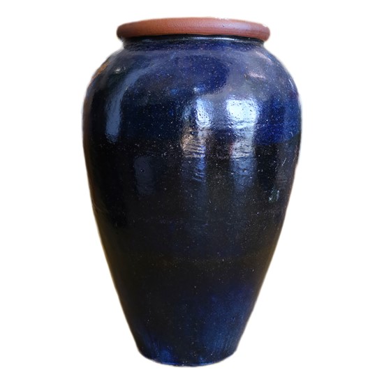 Keramička posuda - ćup glaziran h100 d55cm plava