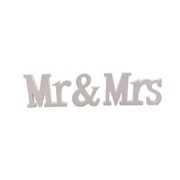 Dekoracija Mr&Mrs h10cm