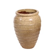 Keramička posuda - ćup glaziran h70 d55cm krem