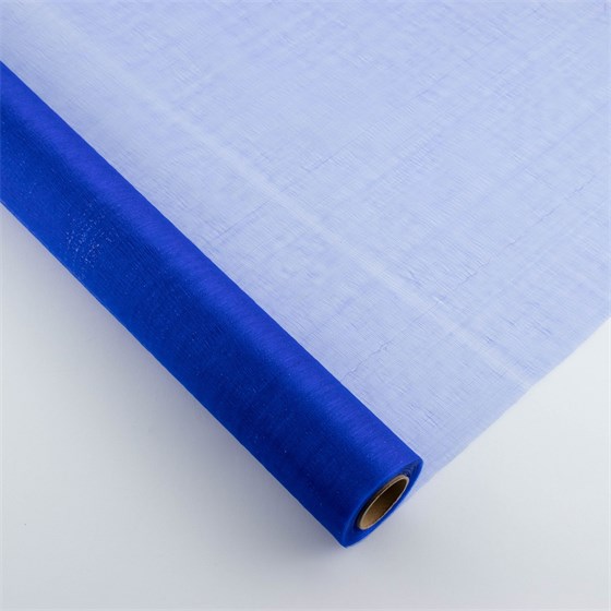 Organdi rola lux efekt 48cmx10m - plava