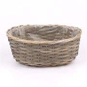 Košara 27x19cm h12cm isprano siva