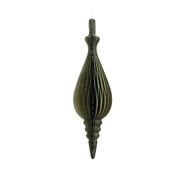 Ukras papirni finial 22xh80cm zelena