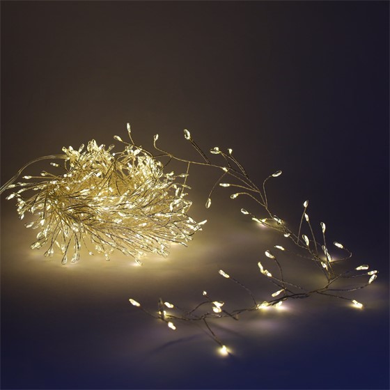 LED lampice cluster 500L/4m WW adapter IP44