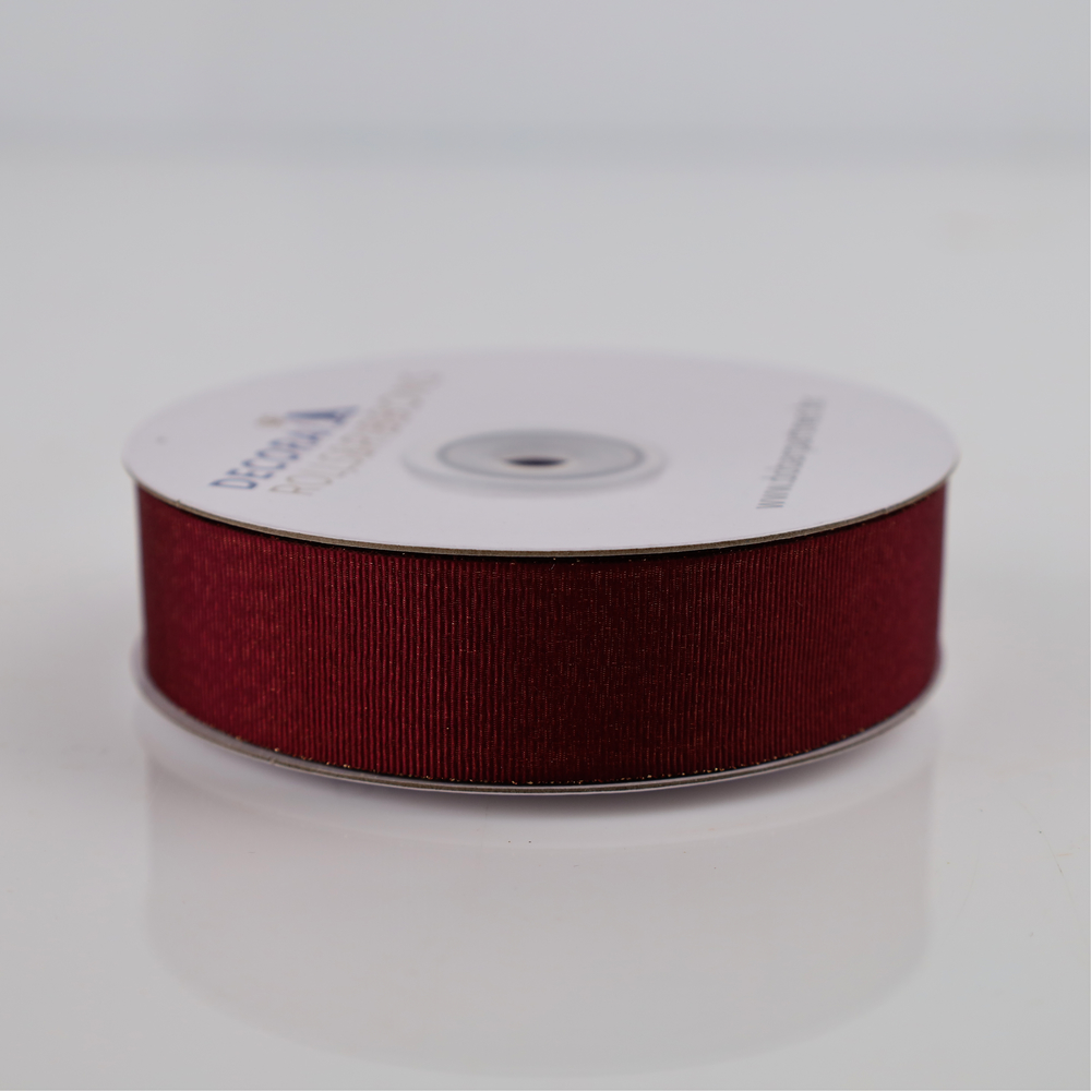 Traka LUREX RIPS 25mm/25m wine/zlatna - Dobar partner