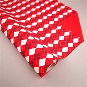 Rola kartopak argyle 1x25m 10kom crvena