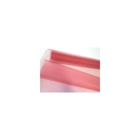 Organdi rola 48cmx10m - t.crvena