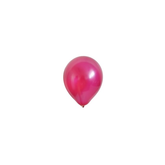Baloni metalik 25cm, 50kom - fuksija