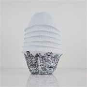 Vaza keramička h39cm d26,5cm siva/crna
