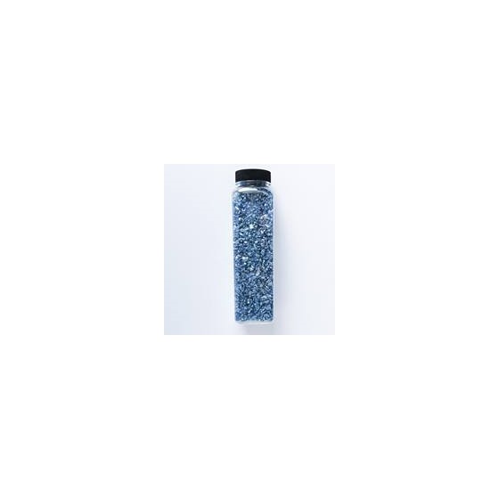 Staklo drobljeno 550g-metalik t.plava