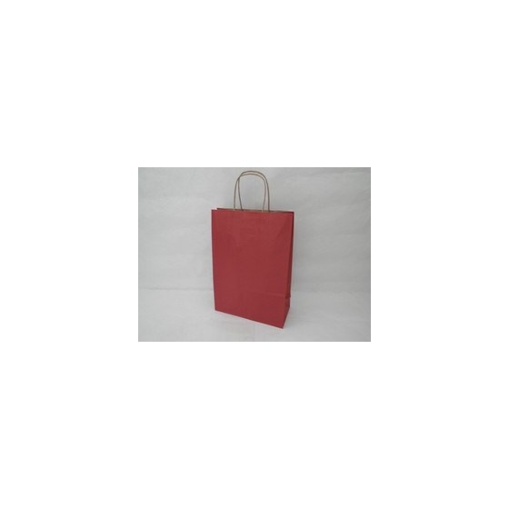 Vrećica 22x10x31cm papir crvena