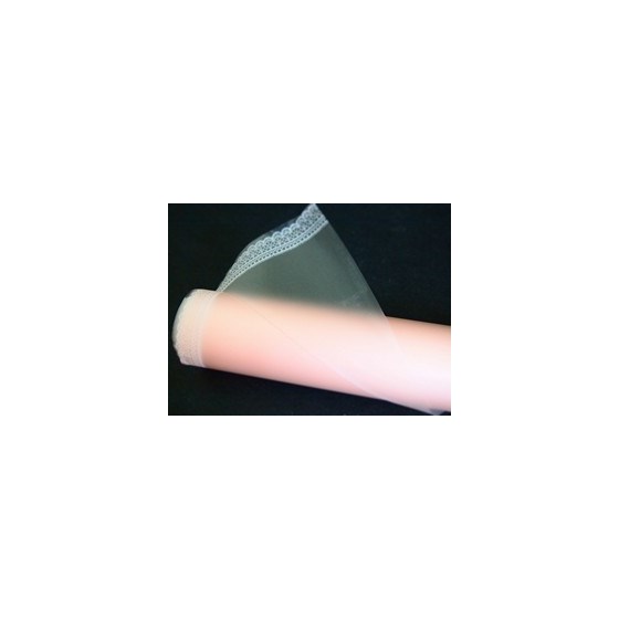 Charm folija Čipka rola 60cm/15m - pastel roza