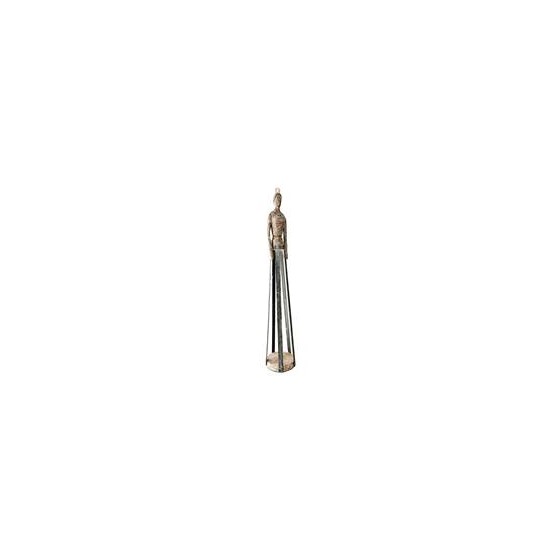 Figura drvo/metal, žena - 76cm