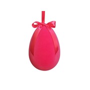 Jaje s mašnom pliš 20cm roza