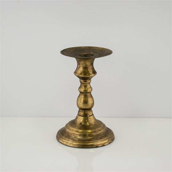 Svijećnjak metalni d11,5cm h17cm zlatna