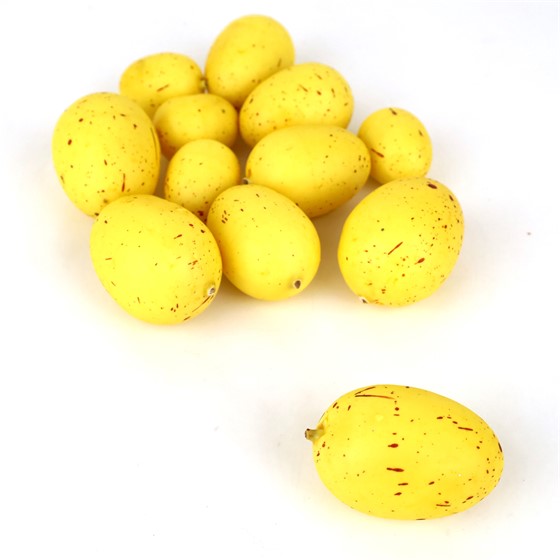 Jaja plastična 4/5/5,5cm x12kom žuta