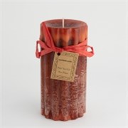 Svijeća frost zupčanik 7,5xh15cm - crvena