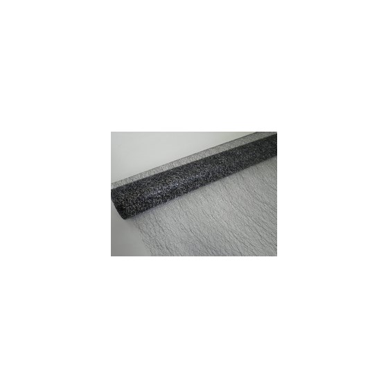 Metal rola 48cmx10m - crna/srebrna