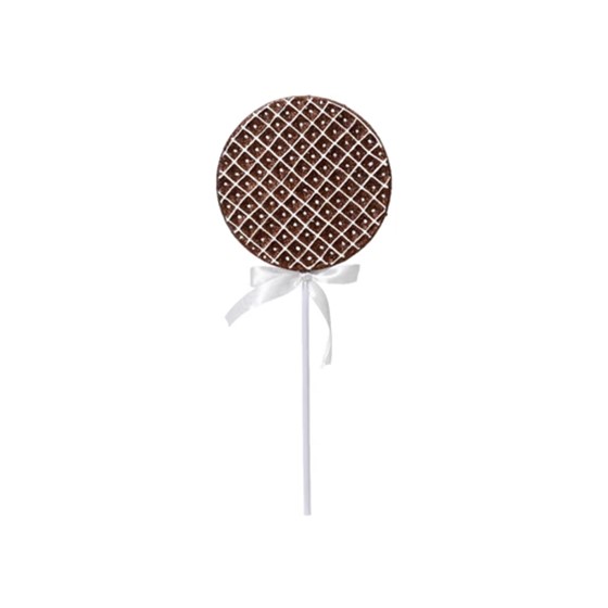 Holip s mašnicom cookie h46cm d19x3cm smeđa/bijela