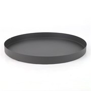 Pladanj metalni d30cm antracit siva