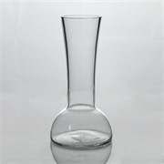 Staklo vaza boca h25cm d13cm šlif